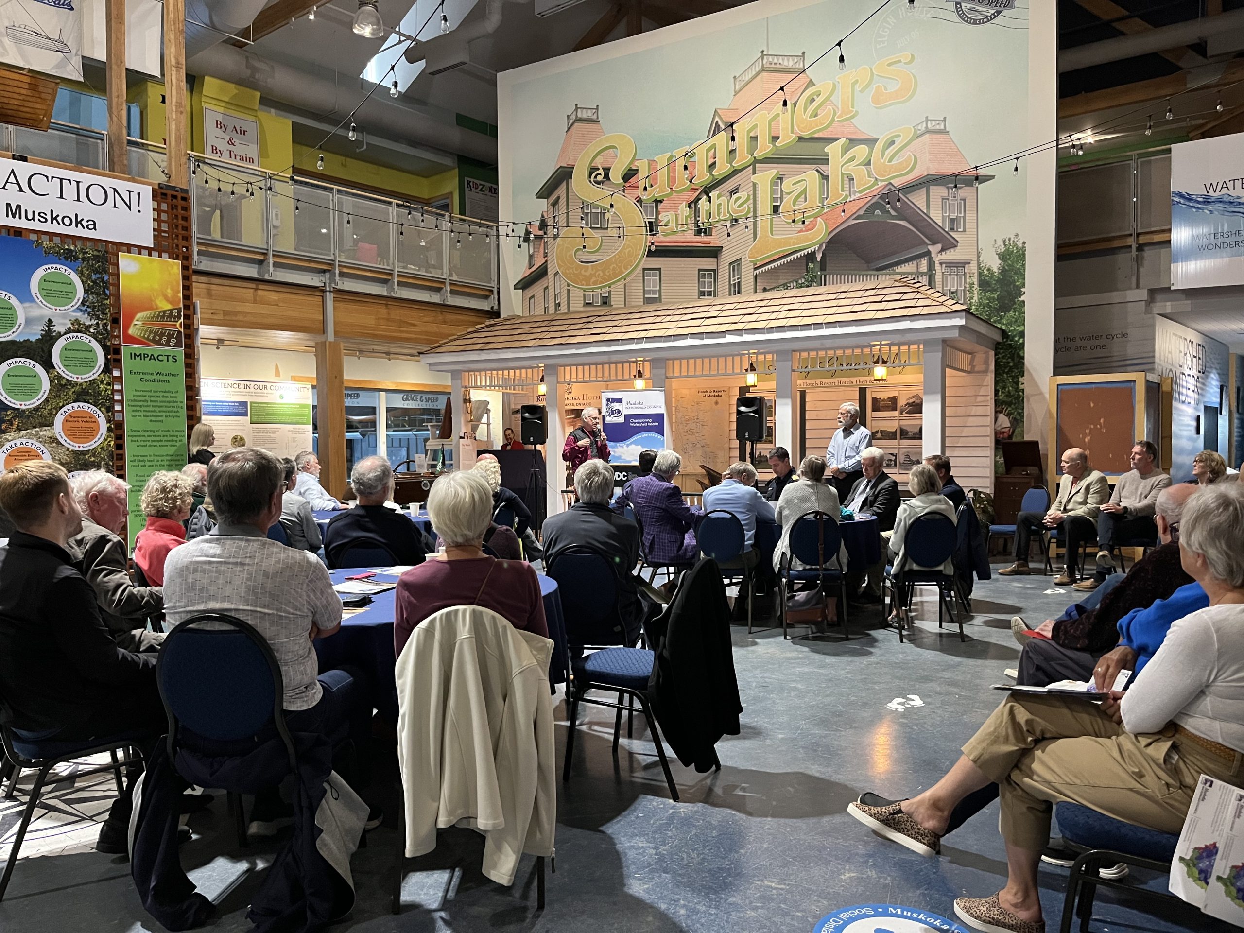 2023 Muskoka Watershed Report Card launch at the Muskoka Discovery Centre in Gravenhurst.