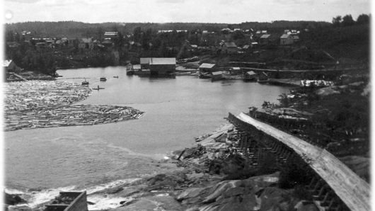 In 1891, Bracebridge Bay was considerably more degraded, both above and below the waterline, than it is today.