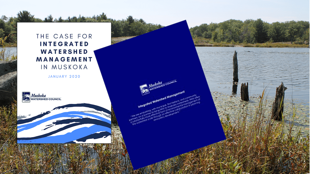 Mock up of the Muskoka Watershed Council's Integrated Watershed Management booklet 