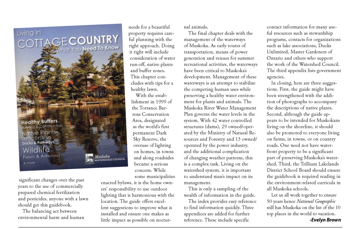 Muskoka Magazine Review page 2