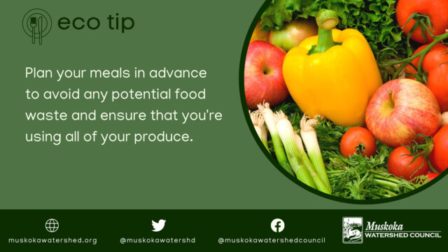 Plan your meals in advance to avoid any potential food waste and ensure that you're using all of your produce.