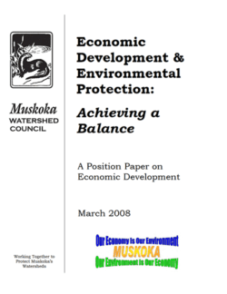 Economic Development Position Paper (2008)