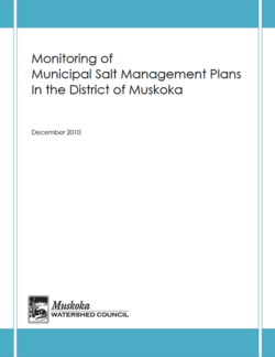 Monitoring of Municipal Salt Management Plans in the District of Muskoka (2010)